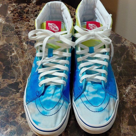 Vans Sk8 Hi Spongebob Imaginaaation Rainbow Mens 9.5 & Womens 11 High Top Shoes - Picture 6 of 13